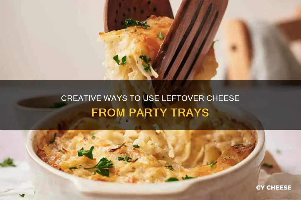 what to do with left over cheese from cheese trays
