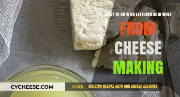 Creative Uses for Leftover Acid Whey from Cheese Making