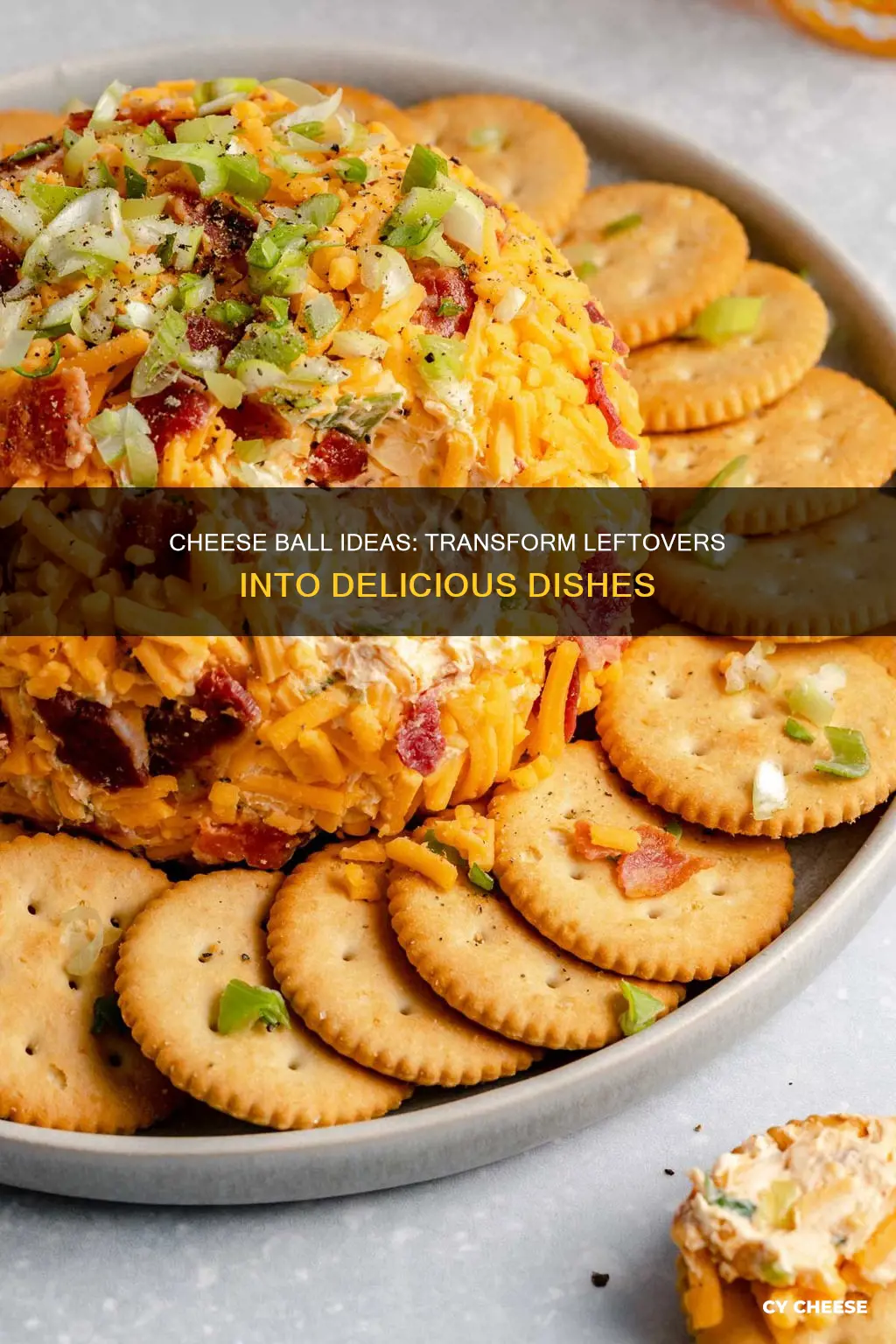 what to do with leftover cheddar cheese ball