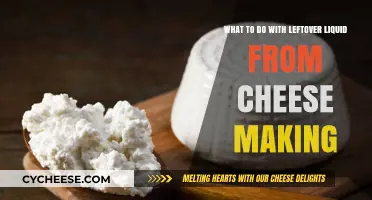 Creative Uses for Leftover Cheese Making Liquid: Tips and Ideas