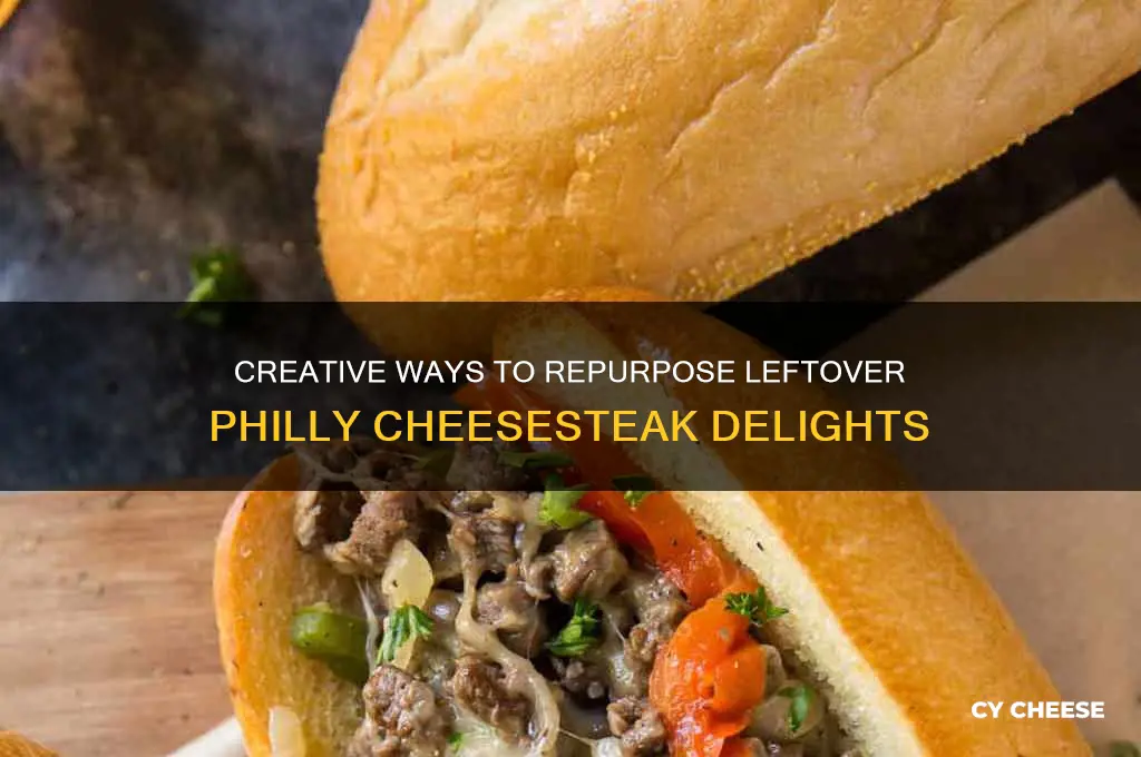 what to do with leftover philly cheese steak