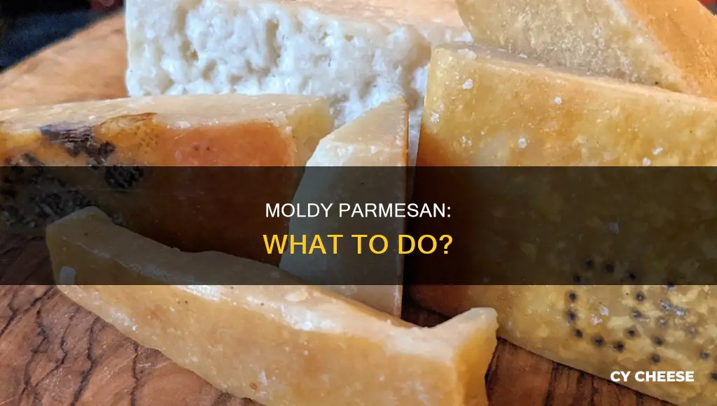 what to do with parmesan cheese show signs of mold