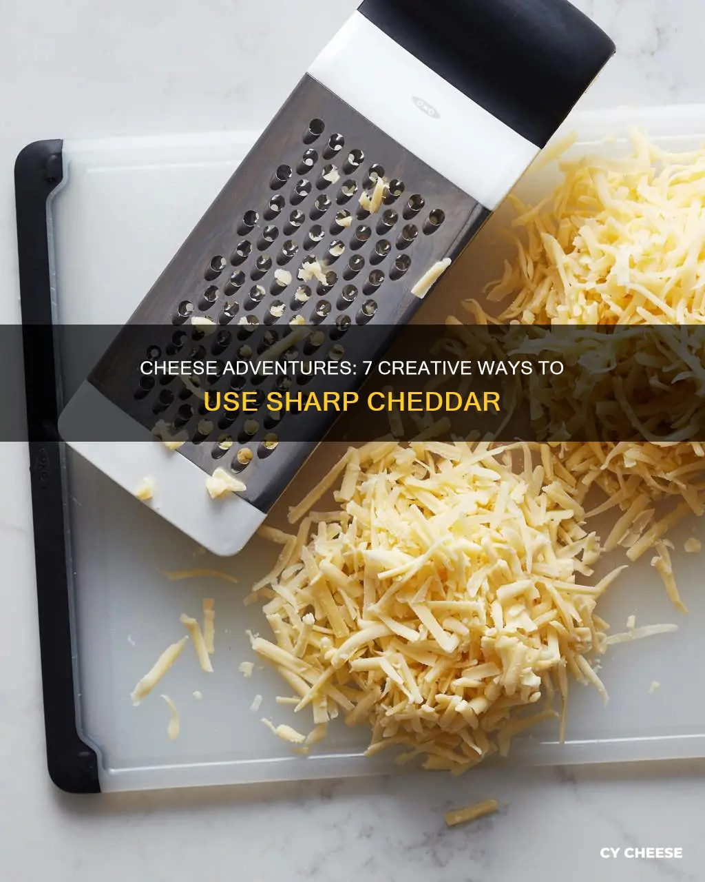 what to do with sharp cheddar cheese