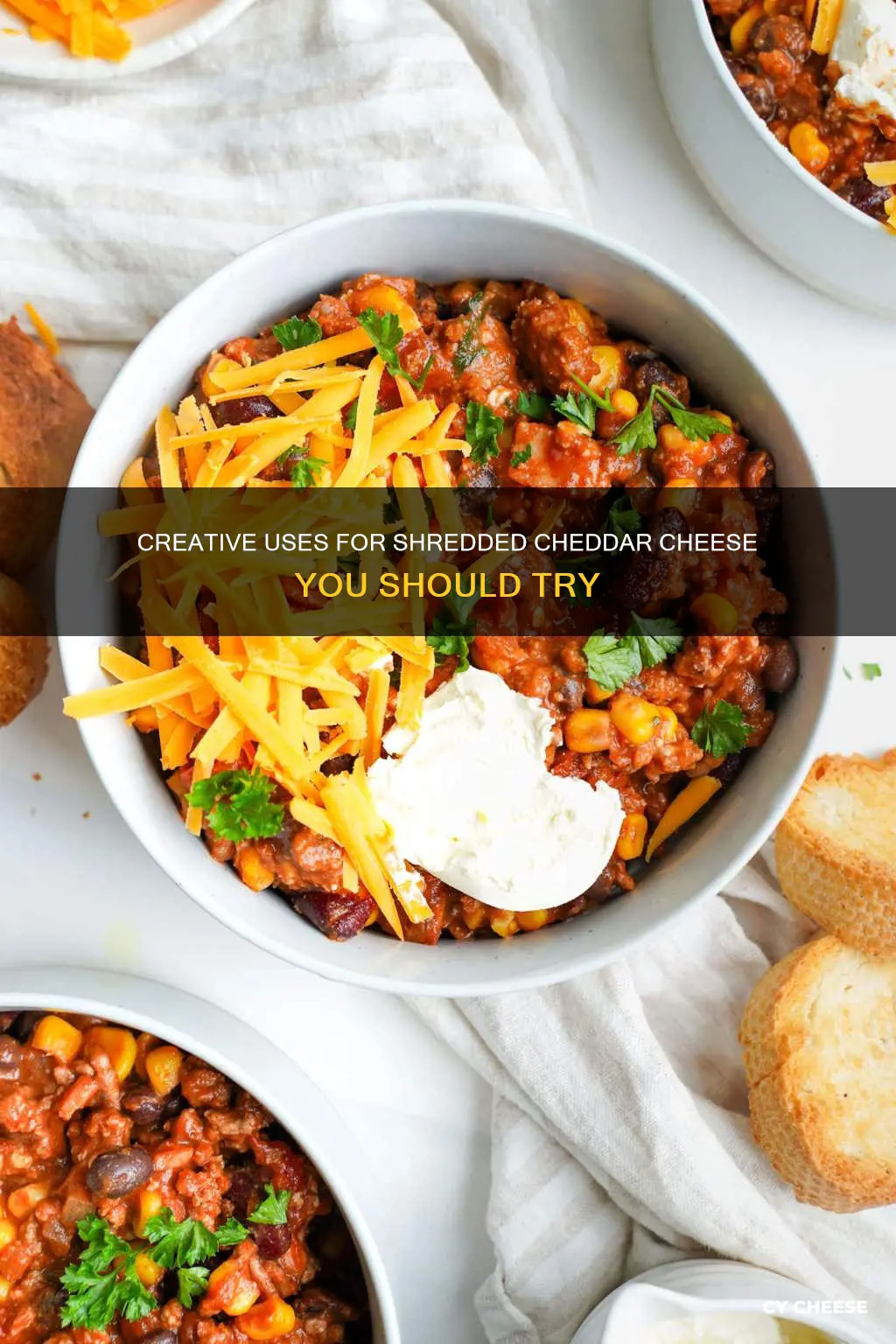 what to do with shredded cheddar cheese