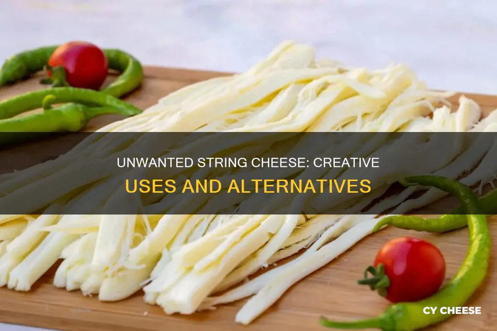 what to do with string cheese you dont like