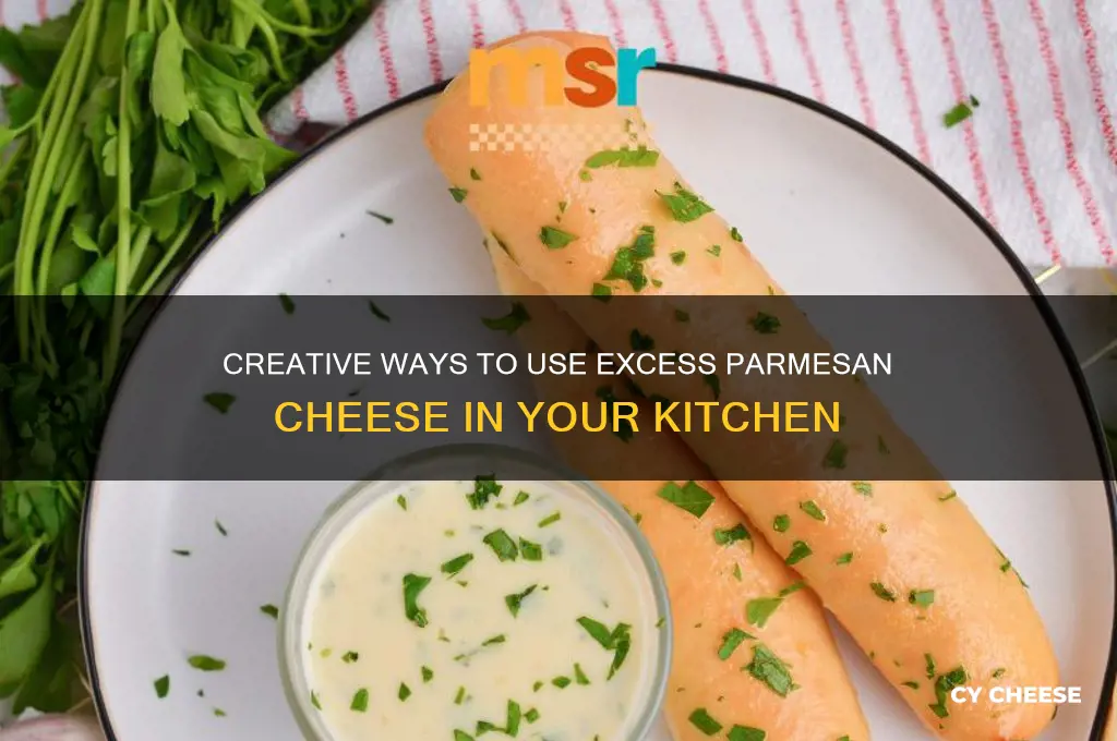 what to do with too much parmesan cheese