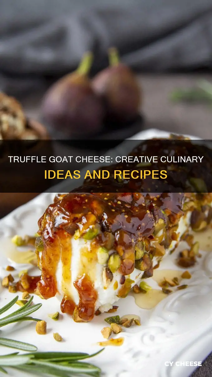 what to do with truffle goat cheese