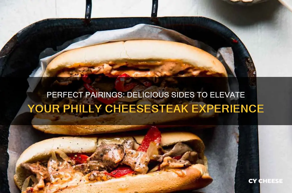 what to have with a philly cheese sandwich