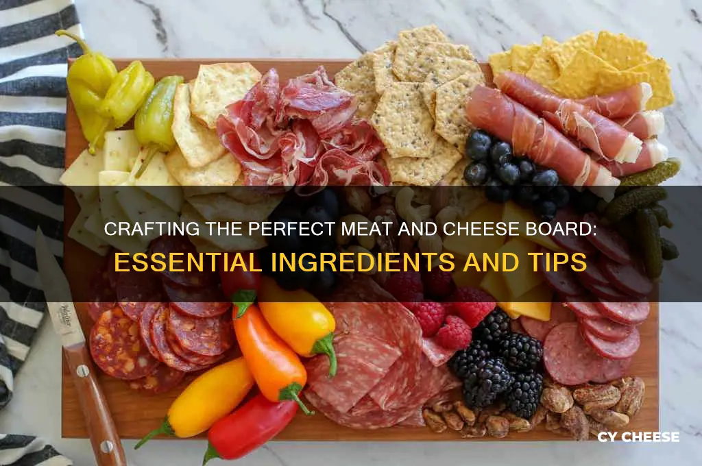 what to include on a meat and cheese board