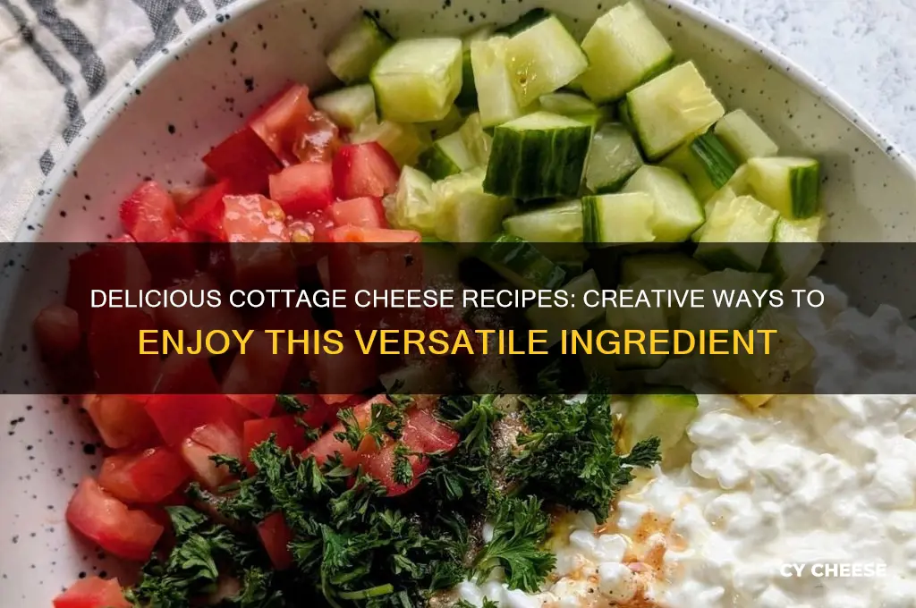 what to make iwth cottage cheese