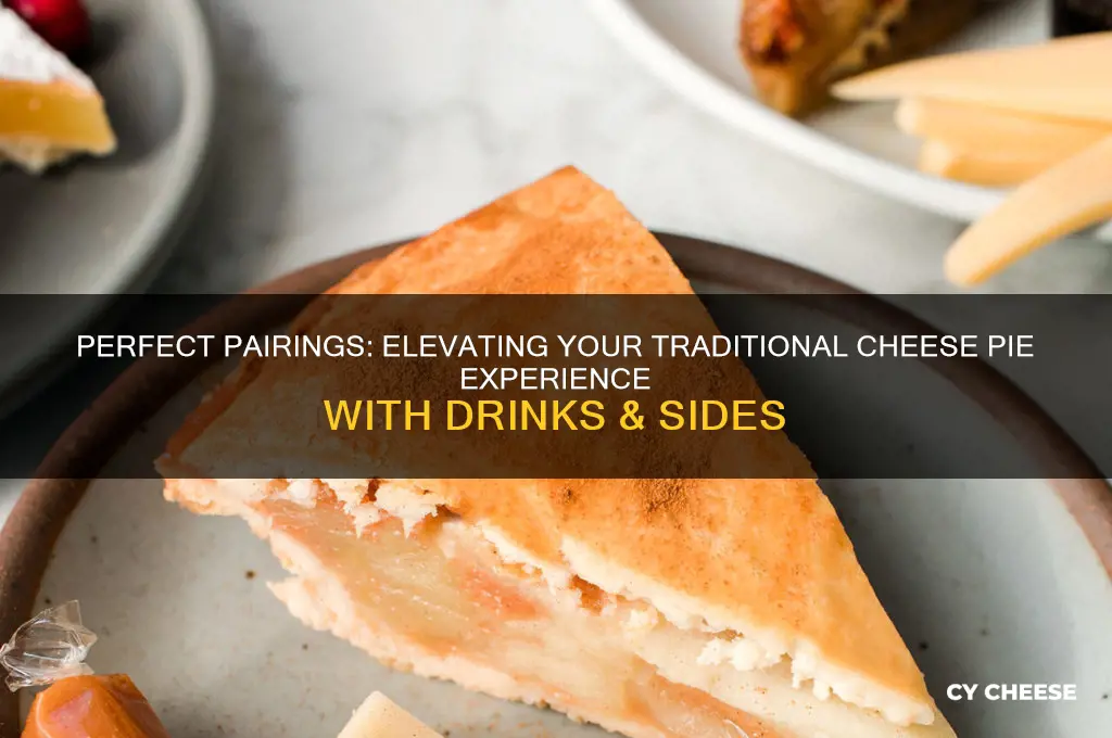 what to pair a traditional cheese pie with