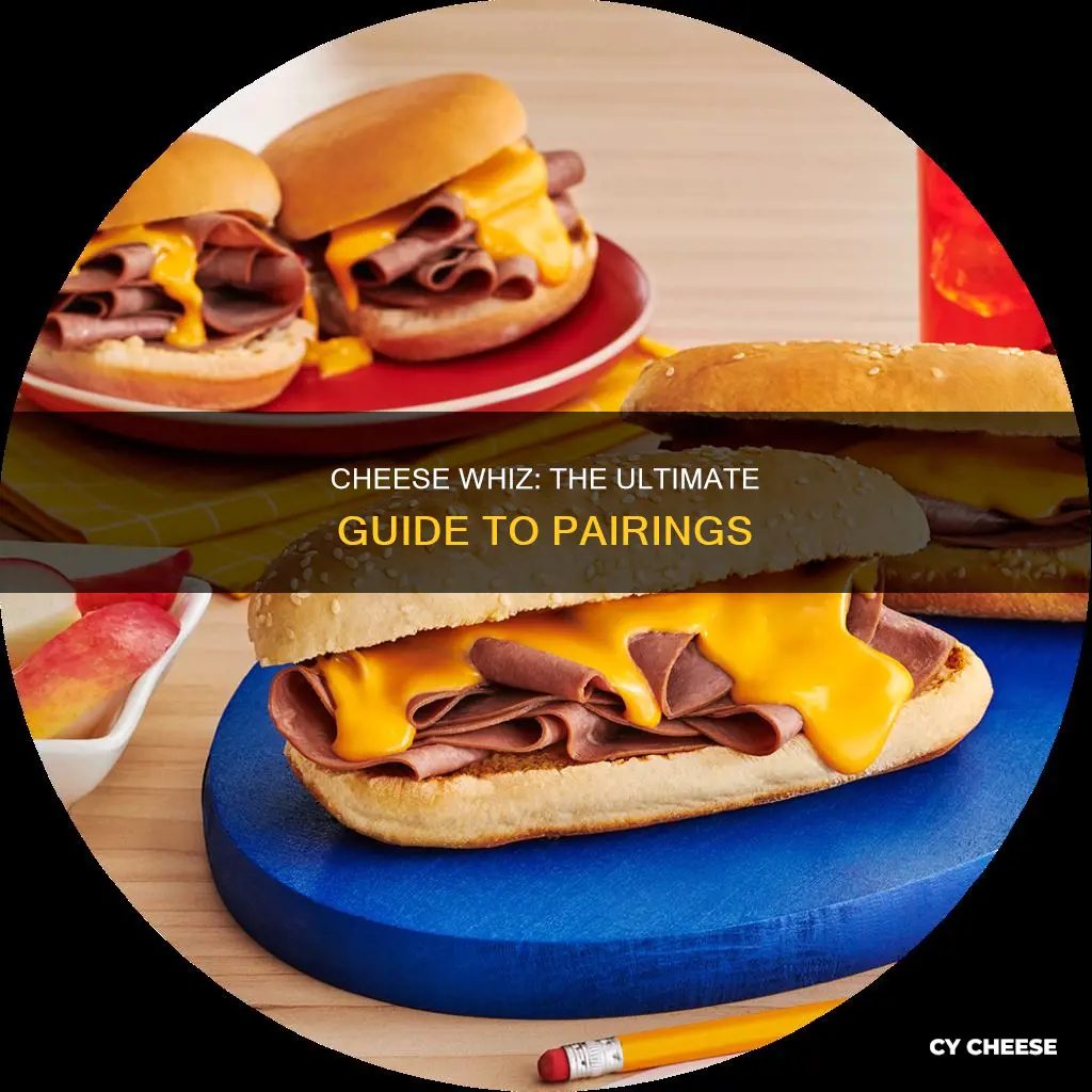 what to put cheese whiz on