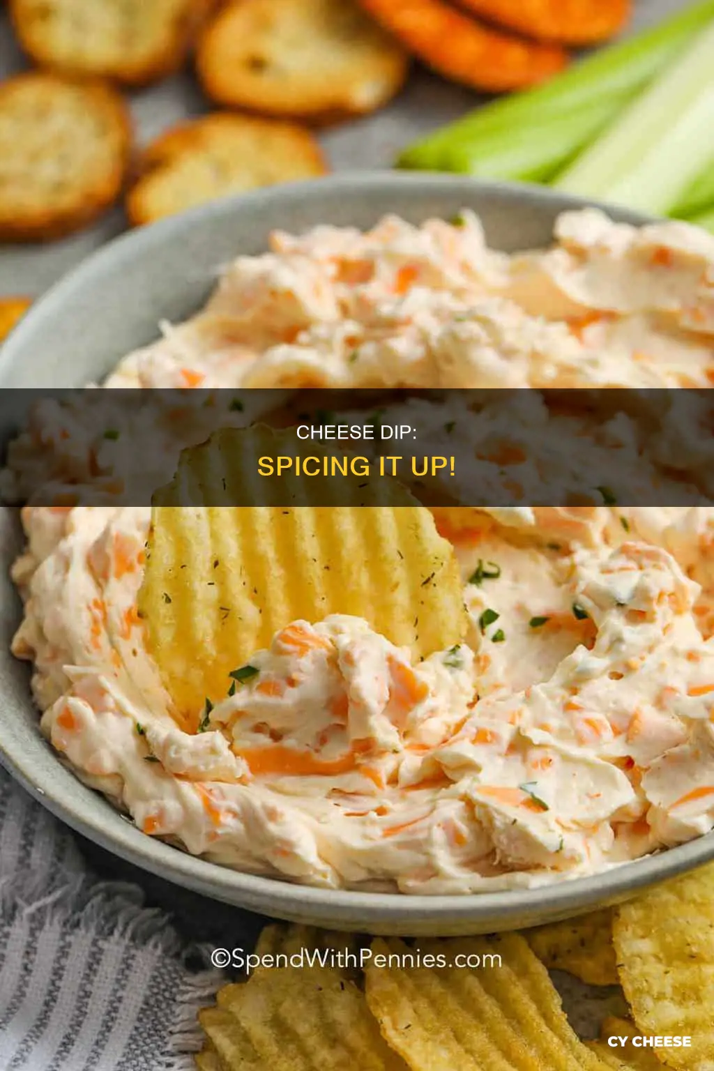 what to put in cheese dip