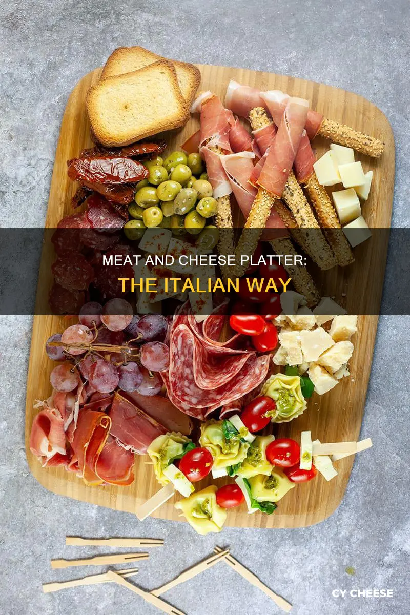 what to put on an italian meat and cheese platter