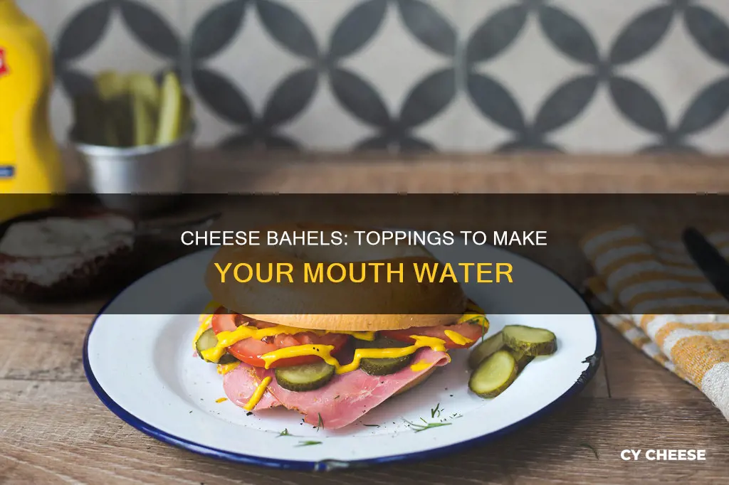 what to put on cheese bahels