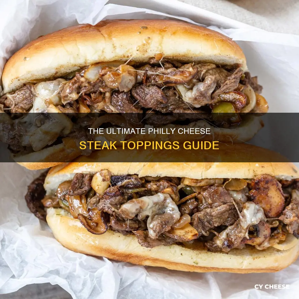 what to put on philly cheese steak