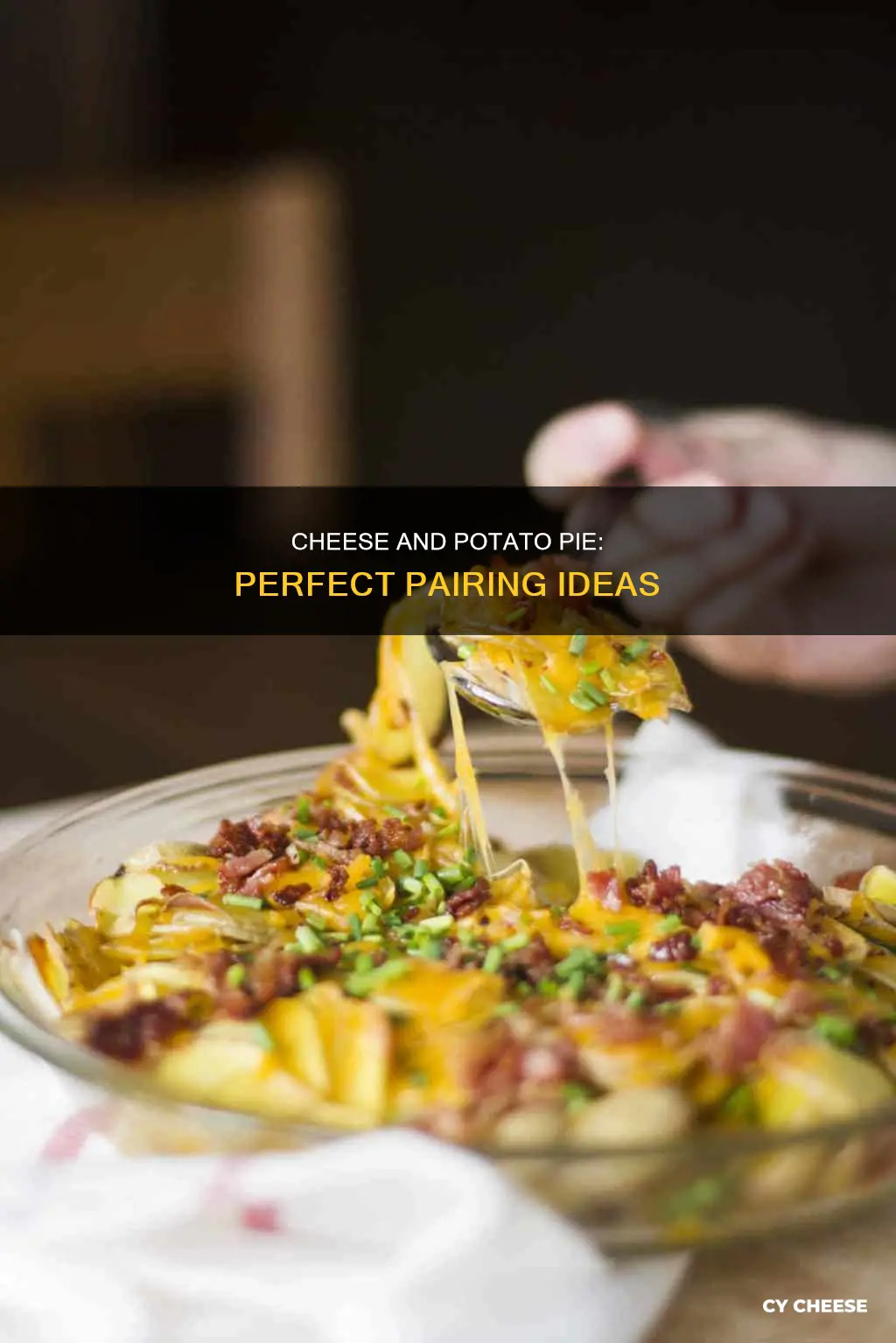 what to put with cheese and potato pie