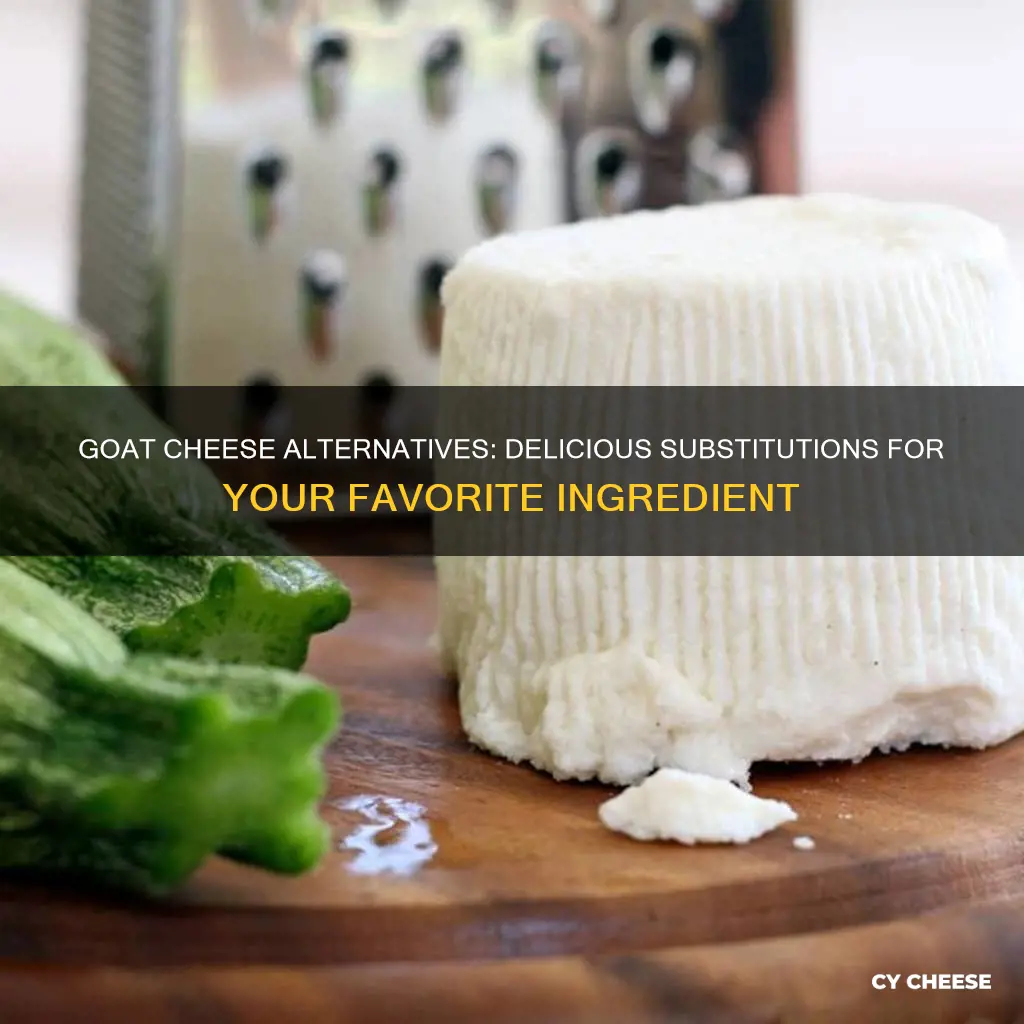 what to replace goat cheese with