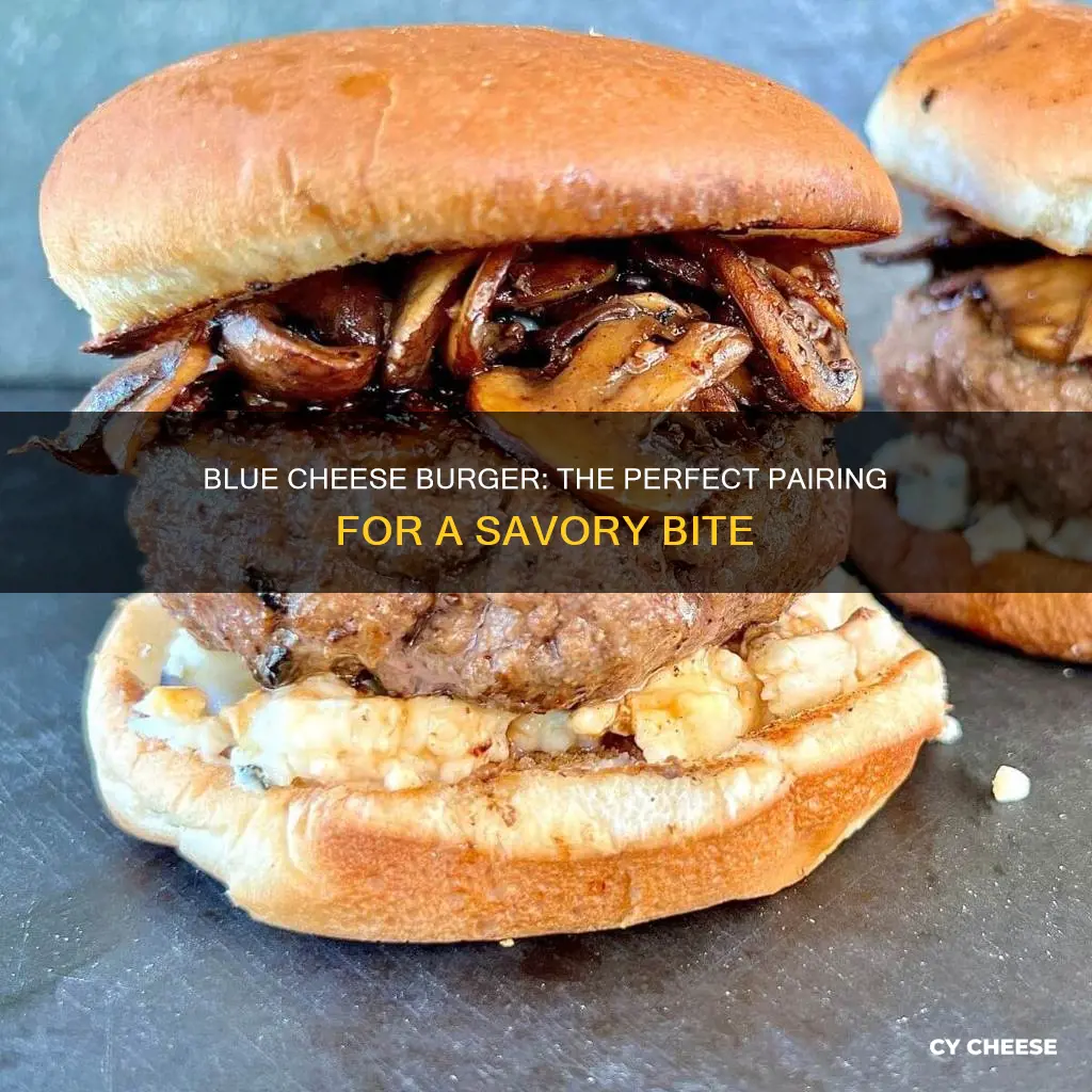 what to serve on blue cheese burger