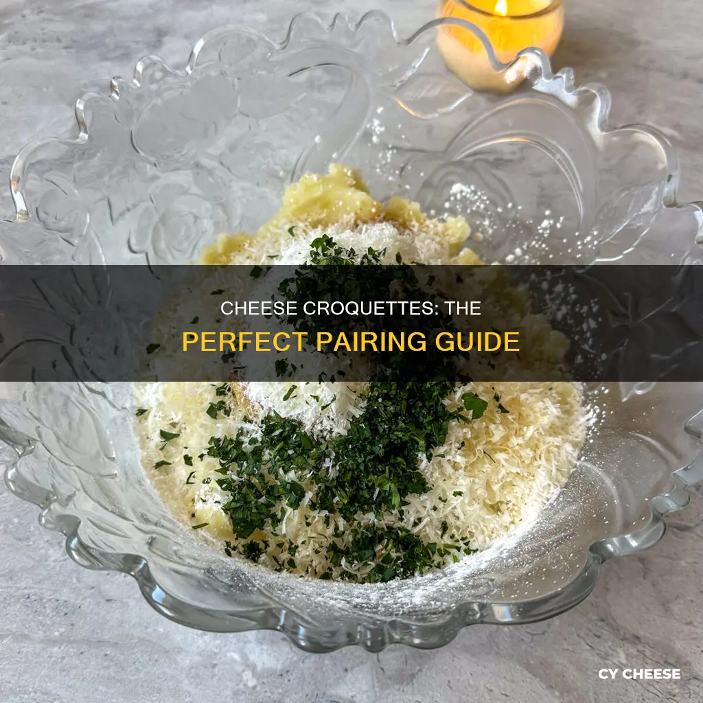 what to serve with cheese croquettes