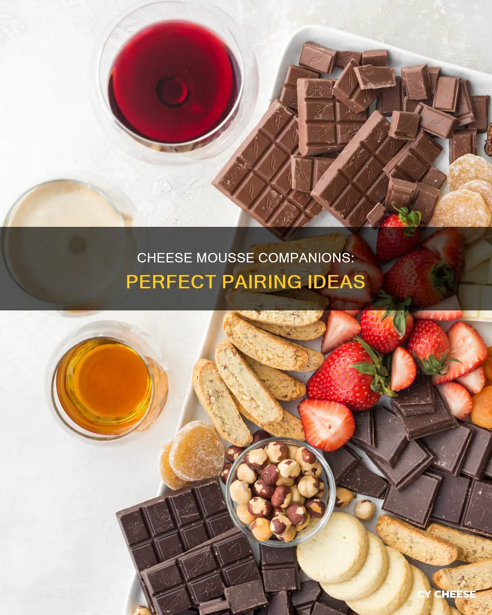 what to serve with cheese mousse