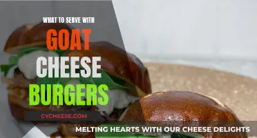 Goat Cheese Burger Companions: A Culinary Adventure
