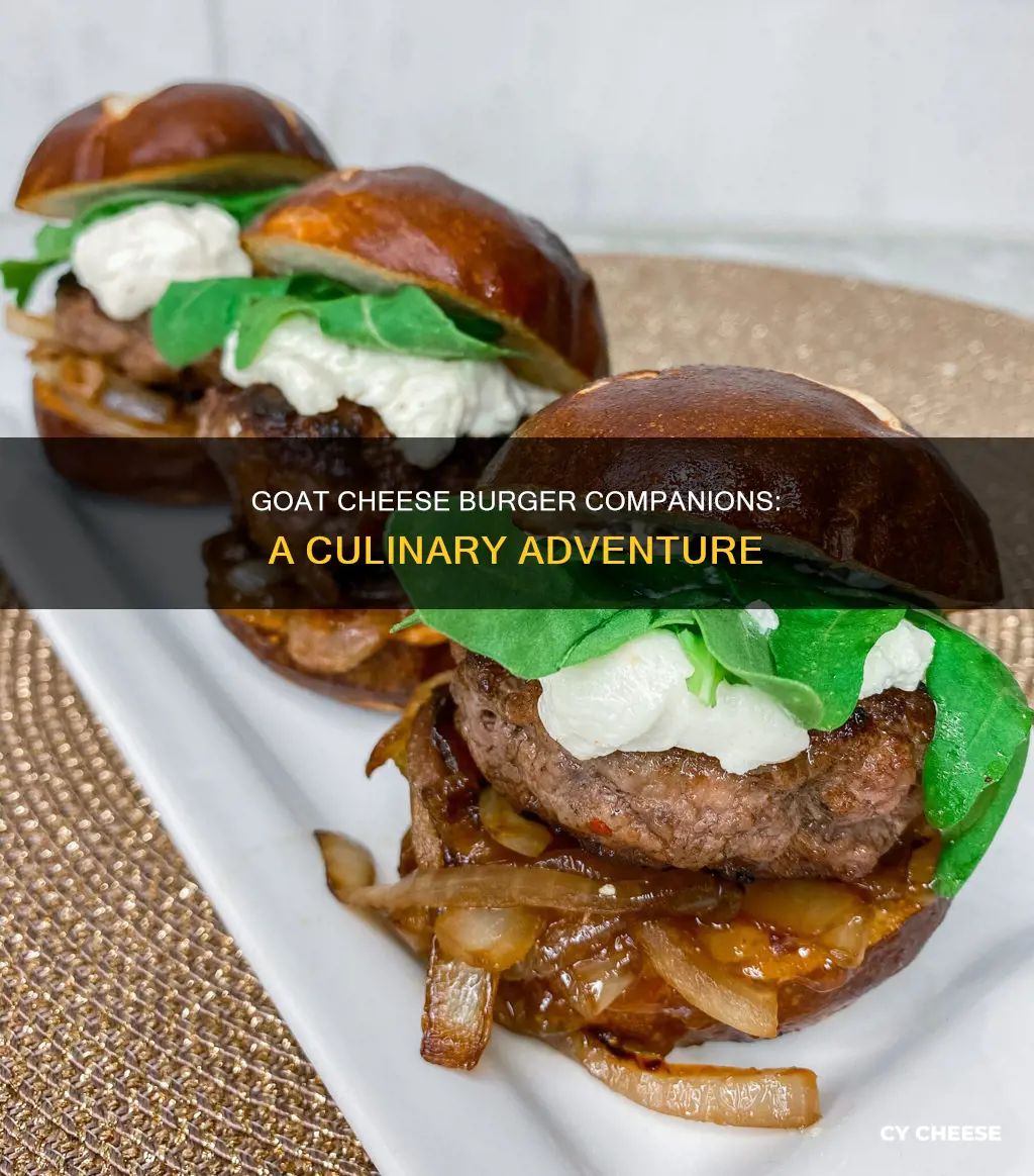 what to serve with goat cheese burgers