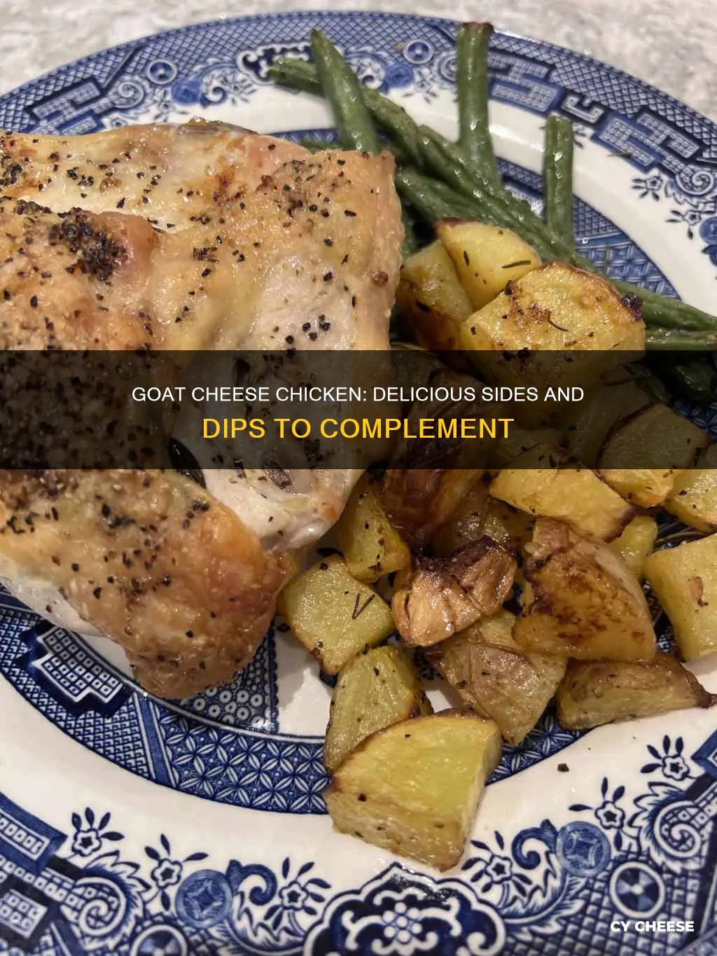 what to serve with goat cheese stuffed chicken