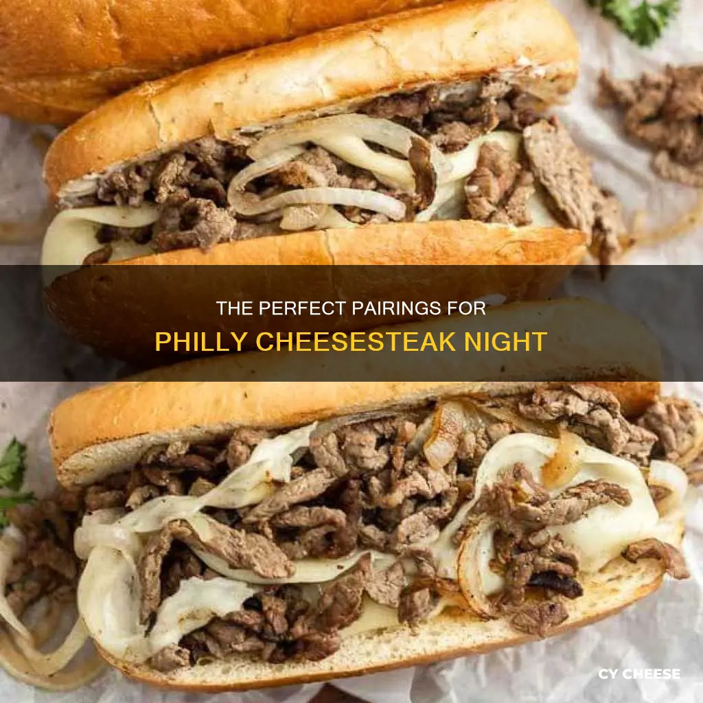 what to serve with phyly cheeses steak