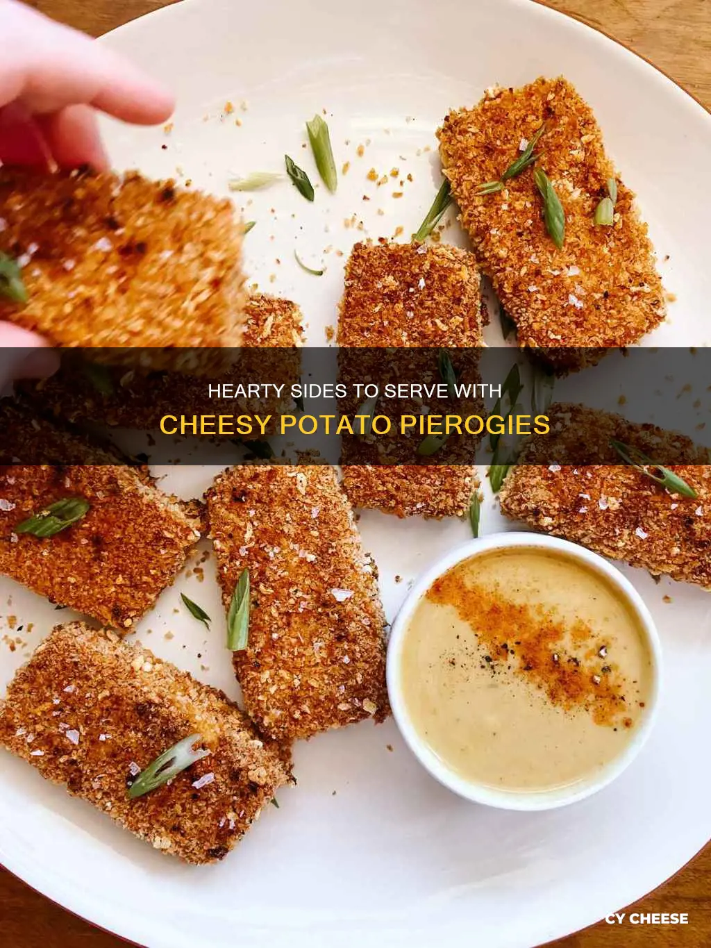 what to serve with potato and cheese perogies