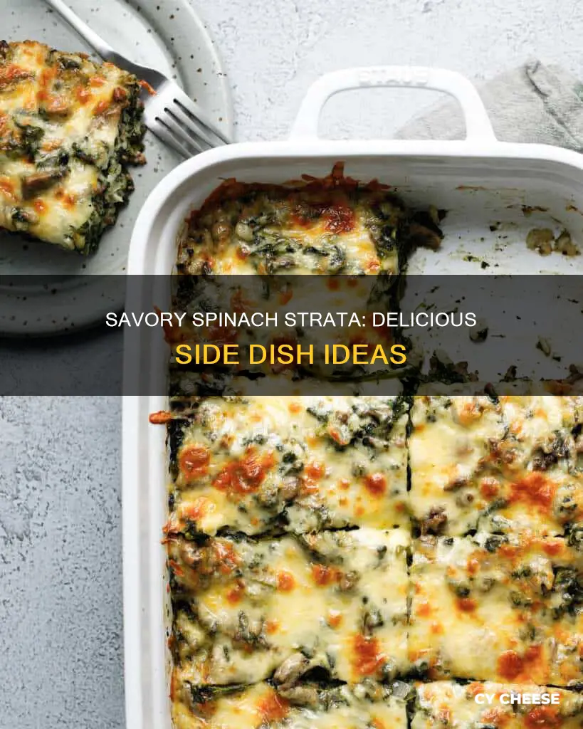 what to serve with spinach and cheese strata