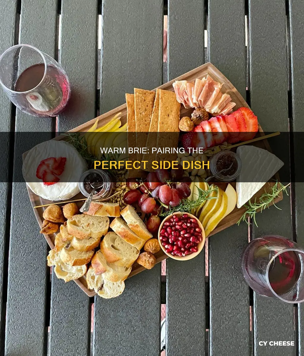 what to serve with warm brie cheese