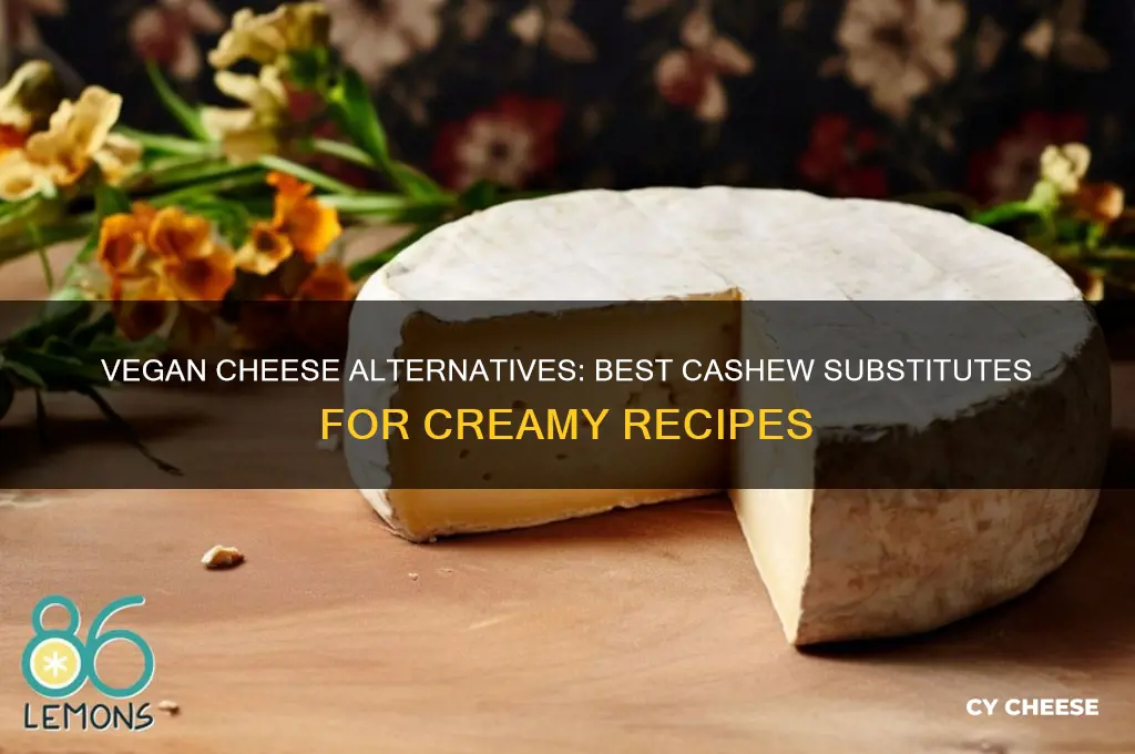 what to substitute for cashews in vegan cheese