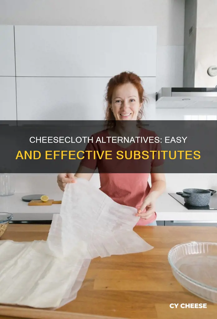 what to use instead of cheese cloth