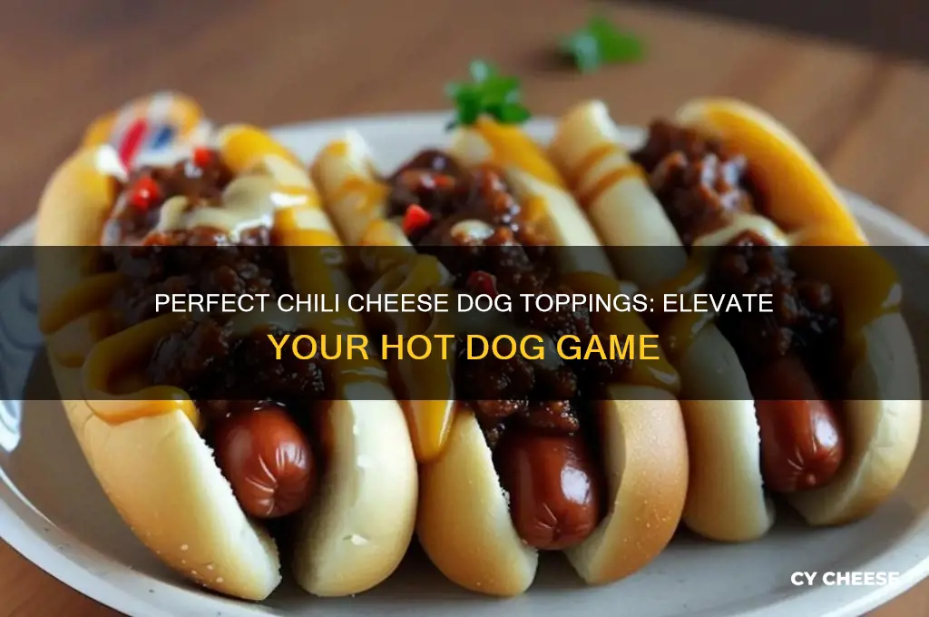 what toppings go on a chili cheese dog