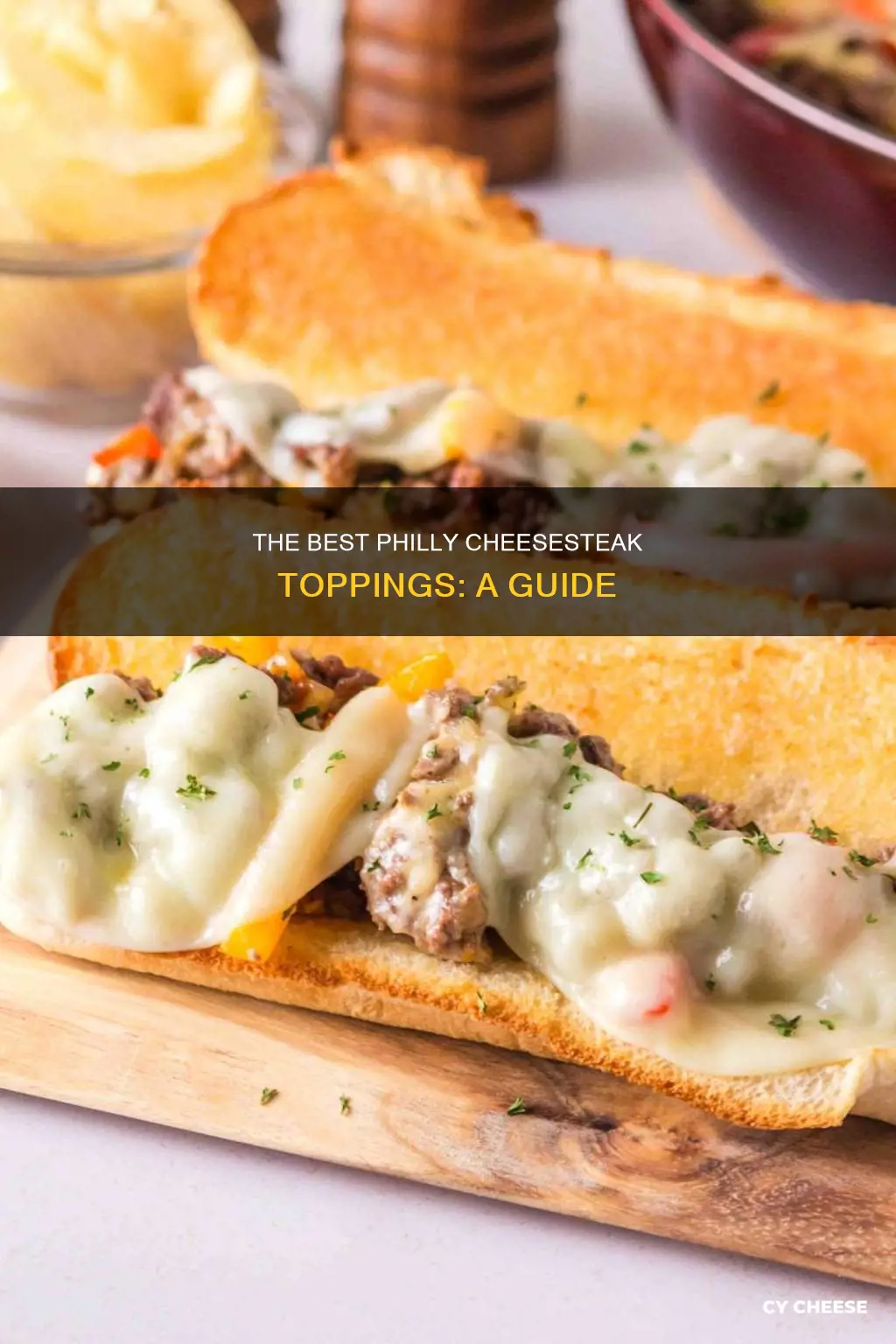 what toppings to put on philly cheese steak