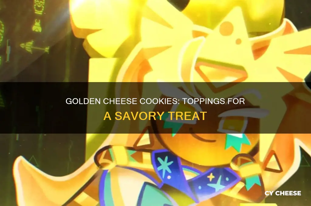 what toppings to use for golden cheese cookie