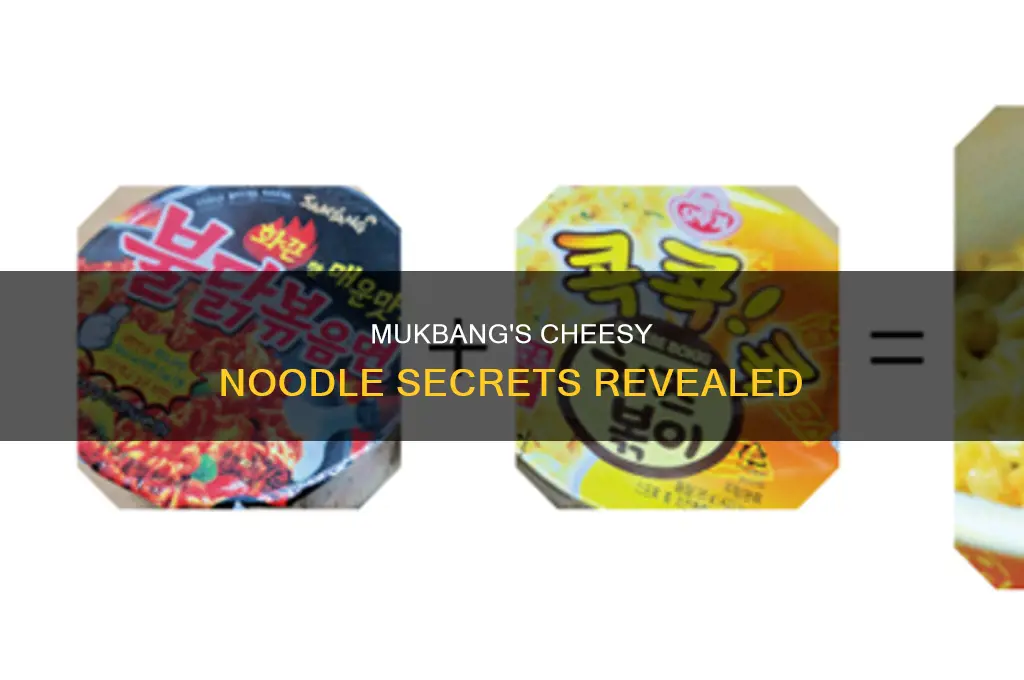 what type of cheese do mukbang use in the noodles