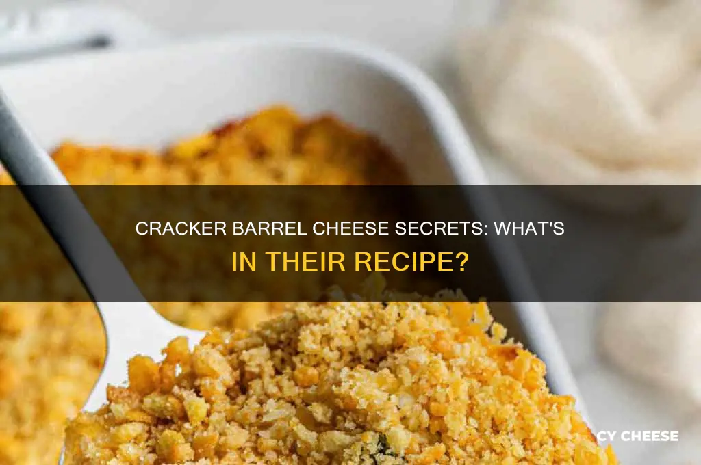 what type of cheese does cracker barrel use