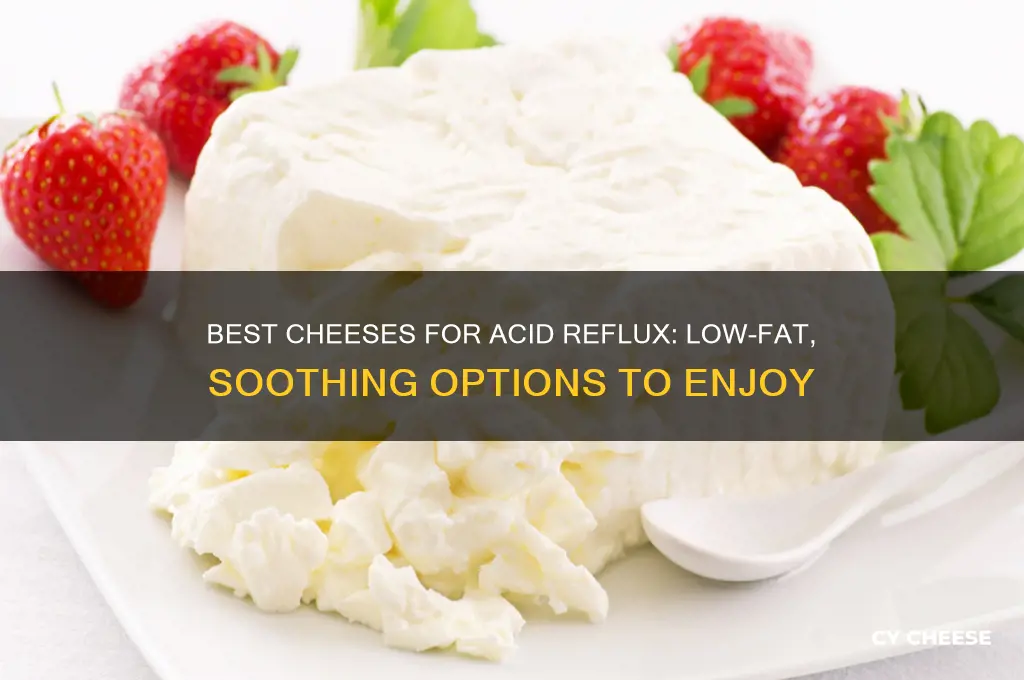 what type of cheese is good for acid reflux