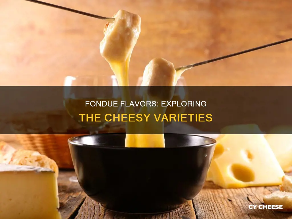 what types of cheese is fondue made from