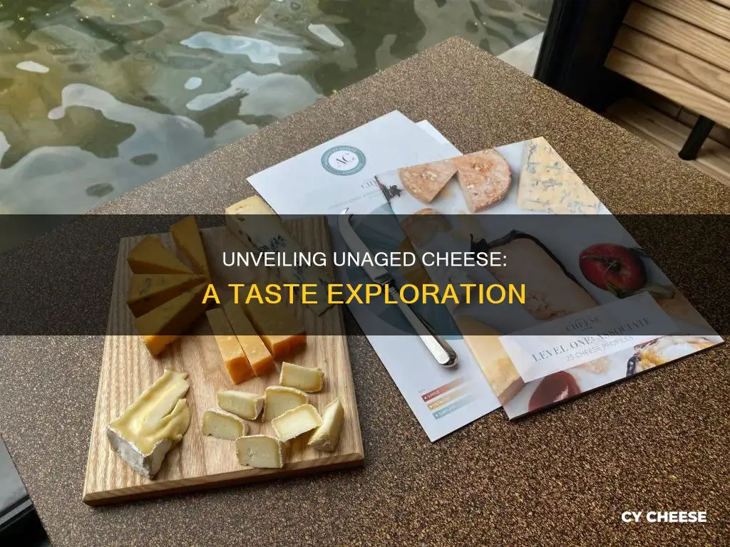 what unaged cheese taste like