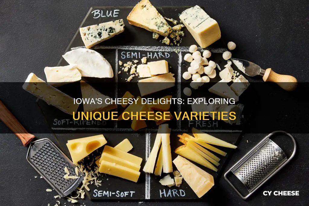 what varieties of cheese are made in iowa usa