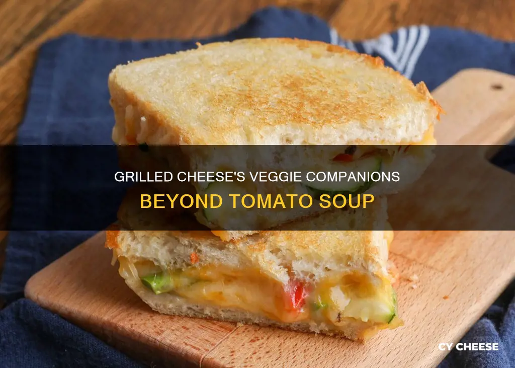 what veggie goes grilled cheese besides tomato soup