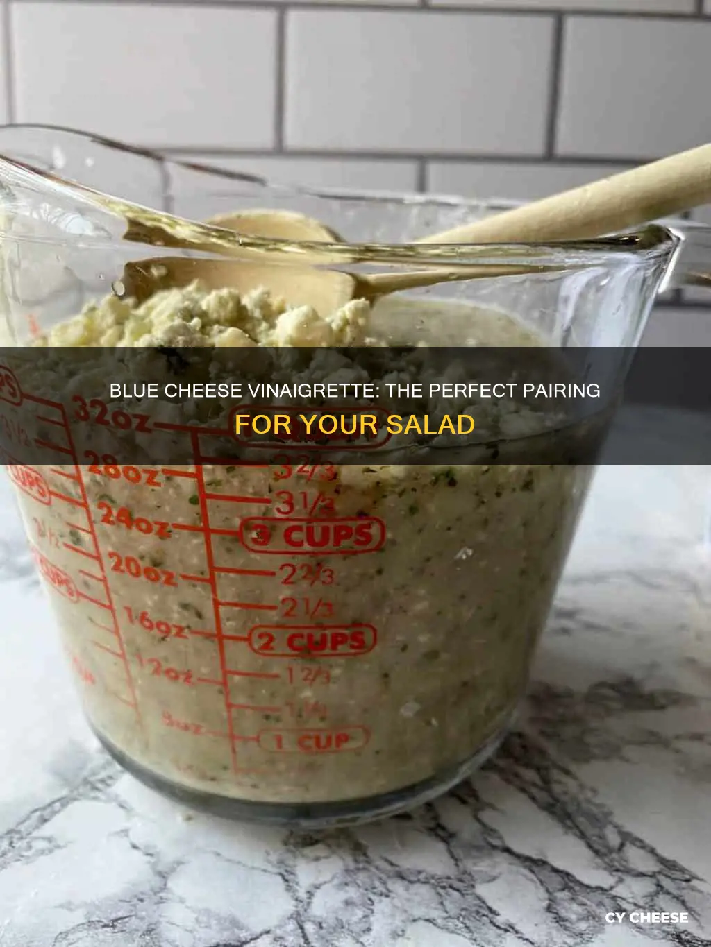 what vinaigrette goes with blue cheese