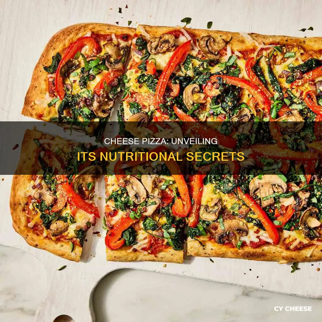 what vitamins are in cheese pizza