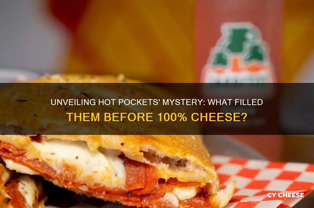 what was in hot pockets before if not 100 cheese