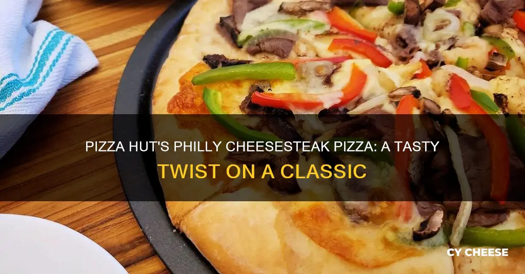 what was in pizza huts philly cheese steak pizza