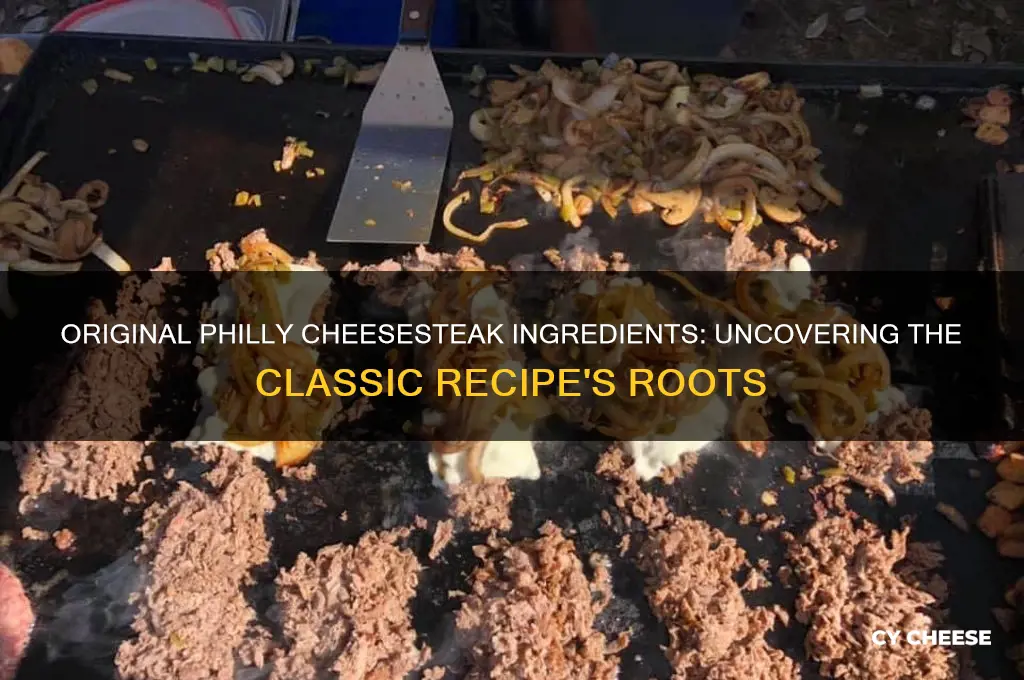 what was the original philly cheese steak ingredients