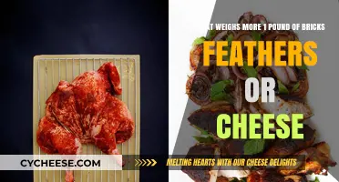 Bricks, Feathers, or Cheese: Which One Pound Weighs More?